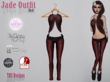 Jade Outfit Red