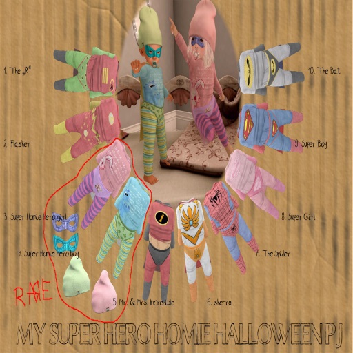 {BB} Super Hero Homie PJ - Super girl [BOXED]