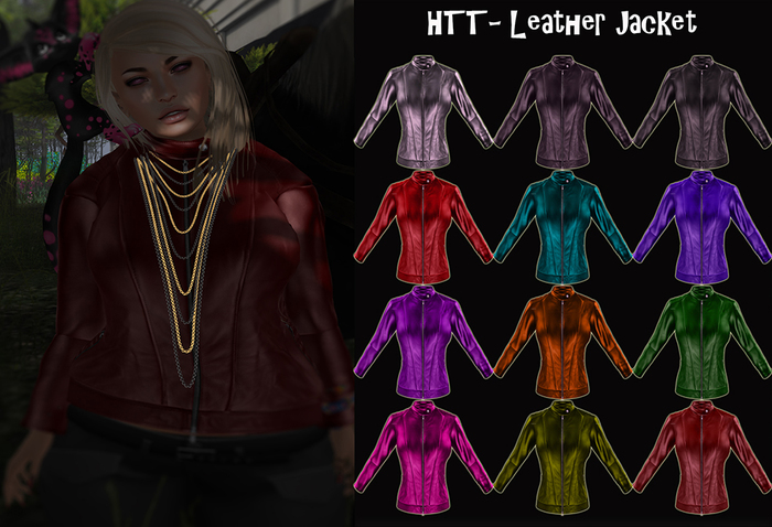 HTT- Leather Jacket W/HUD