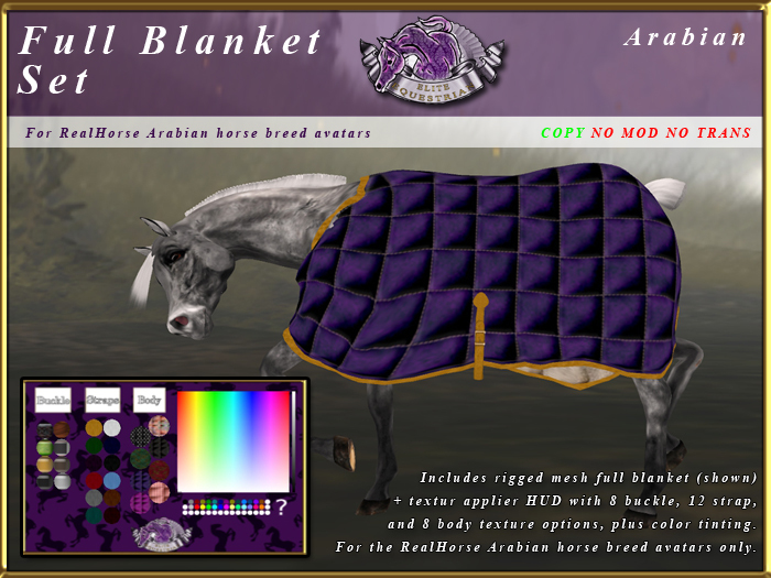 *E* RealHorse Rigged Full Blanket Set [BOXED]  RHAB