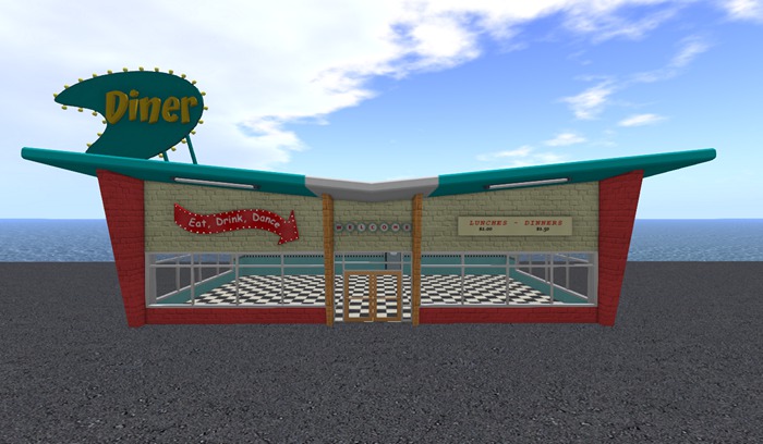 Second Life Marketplace - 1950's American Diner (Copy/Mod/No