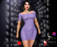 [Marquesse] Lace Dress Purple Boxed
