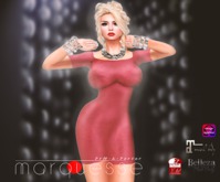 [Marquesse] Lace Dress Red Boxed