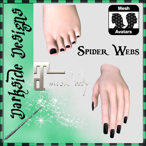 Maitreya Spider Webs Nails