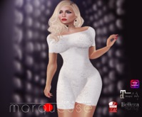 [Marquesse] Lace Dress White Boxed