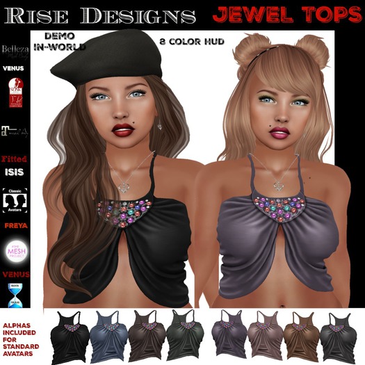 JEWEL TOP NO.5 BAGGED Rise Designs