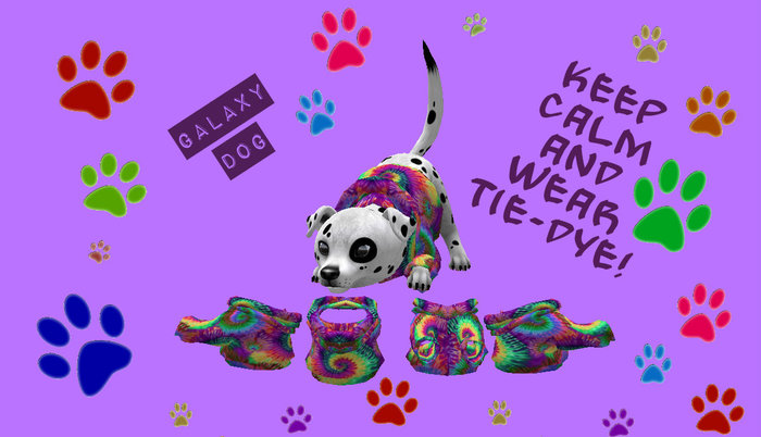 [GD] Tie-Dye Wolf Pup Hoodie