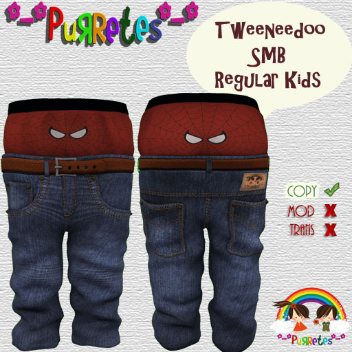 *-*Purretes*-*15 Spiderman Pants RK ,Tweeneedoo