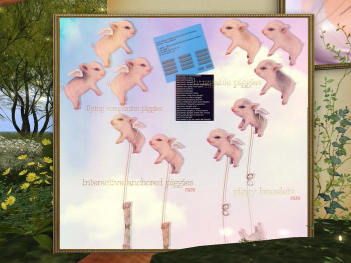 *Pink Acid Huggable Piglet Pink & Gray