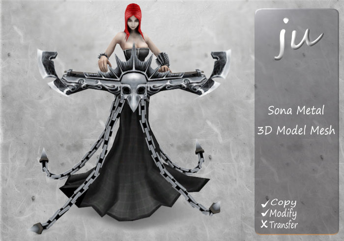 JU Sona Metal 3D Model Mesh