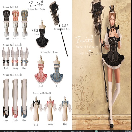 Zenith Devious Maids Hat (Blue)