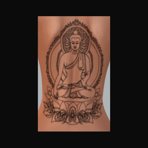 Buddah Back Tattoo Box