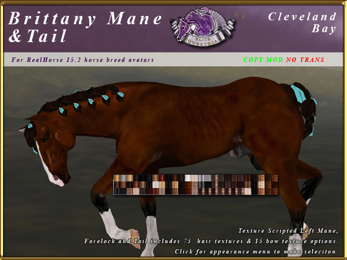 *E* Brittany Mane & Tail Set [BOXED] RHCB