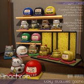 Anachron - Lucky Statues Gacha - Daruma Gold RARE