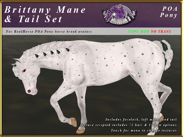 *E* Brittany Mane & Tail Set [BOXED] RHPOA Pony
