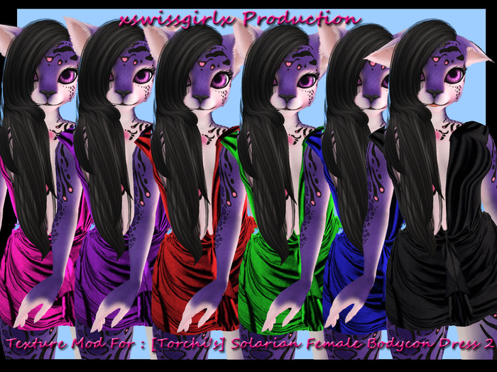 Texture Mod For : [Torchi's] Solarian Female Bodycon Dress 2
