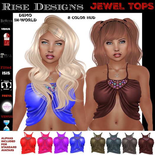 JEWEL TOP NO.6 BAGGED Rise Designs