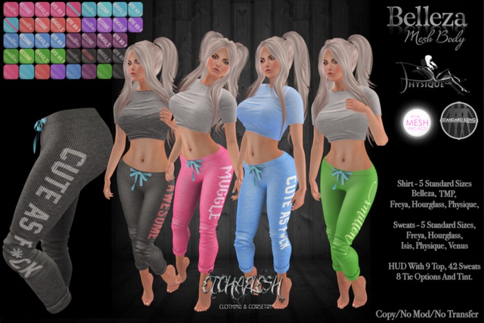 [Etchaflesh] Comfy Sweats Set *Slink*Belleza*