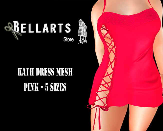 {Bellarts Store} Kath Dress Pink Mesh