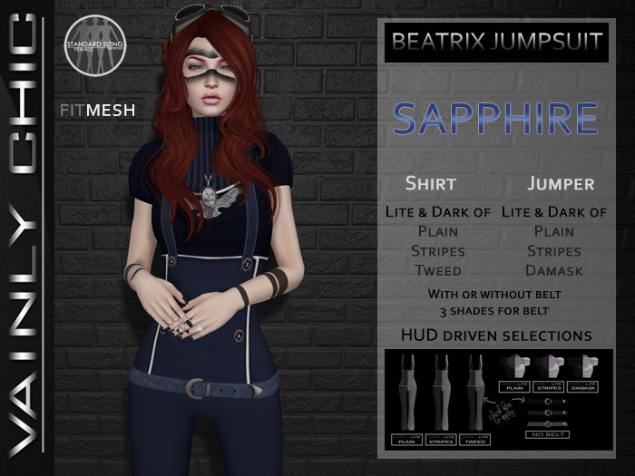 Beatrix Jumpsuit Sapphire