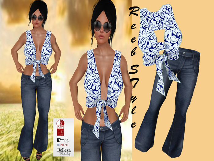370-Reeb Style Beren Blue Outfit