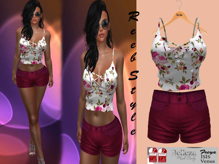 375-Reeb sTyle Nehir Pink Outfit