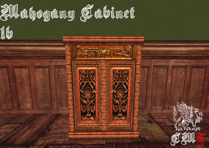 Mahogany Cabinet 1B