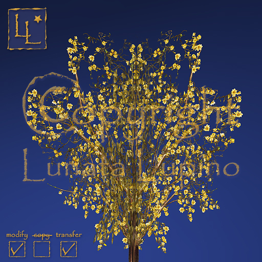 trees - Magnolienbaum - gelb (Magnolia tree - sun)