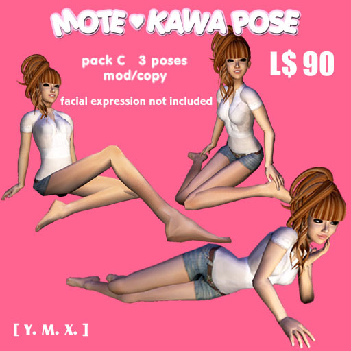[Y.M.X.] mote*kawa pose PACK C
