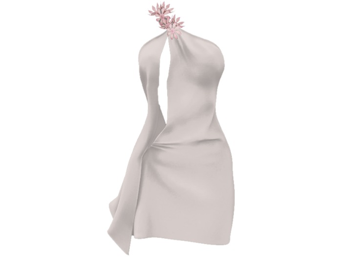 Kaithleen's Flower Dress - White