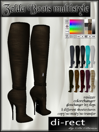 Zelda Boots  multistyle