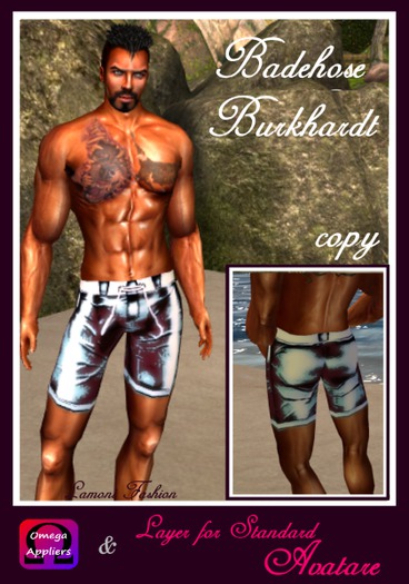 Badehose Burkhardt mit Omega Applier