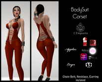 L'Emporio ::*Bodysuit Corset*:: Red _With Applier_