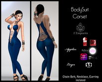 L'Emporio ::*Bodysuit Corset*:: Blue _With Applier_