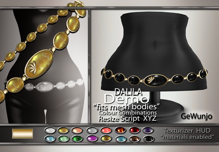 GeWunjo : DALILA gold belt DEMO