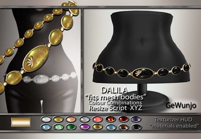 GeWunjo : DALILA gold belt