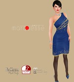 [Marquesse] Goldy Dress Blue
