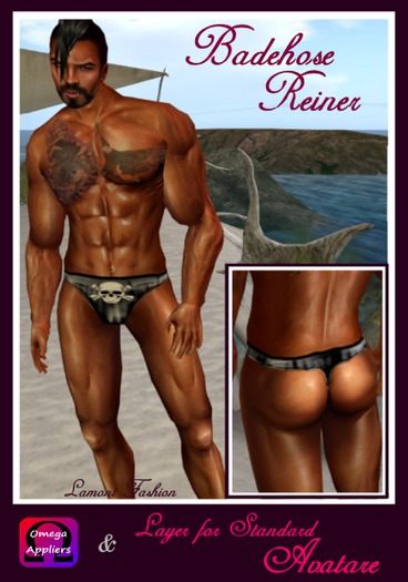 Badehose Reiner mit Omega Applier