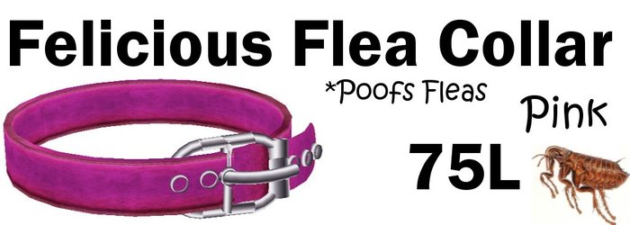 Felicious Flea Collar ~ Pink