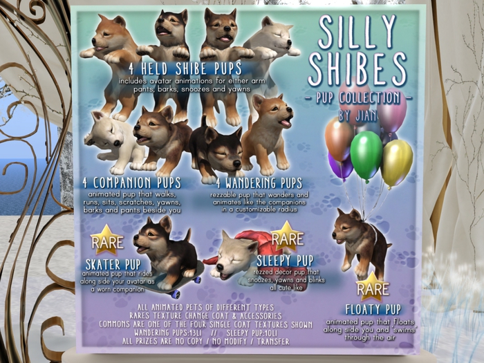 JIAN :: Silly Shibes - Sleepy Pup RARE (EP BOX)