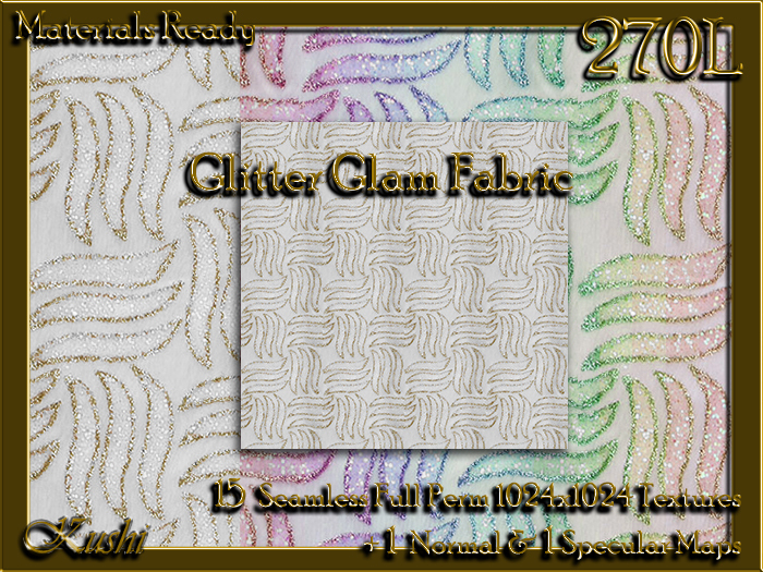 Glitter Glam Fabric Seamless Textures