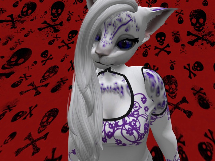 ~DMF~Solarian Snow Leopard Purple
