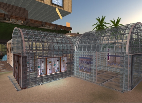 Second Life Marketplace - Glass Beaded Building 33 Prims Fits 512 Lot ...