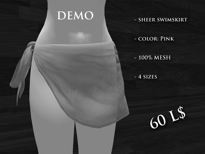 ~ Continue - Sheer Swimskirt DEMO ~