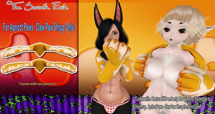 T7E: Cake Cake Cake! Claw Paw Shrug Mod - Caramel