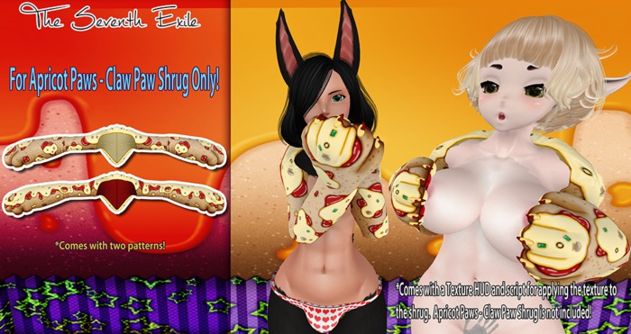 T7E: Cake Cake Cake! Claw Paw Shrug Mod - Pizza