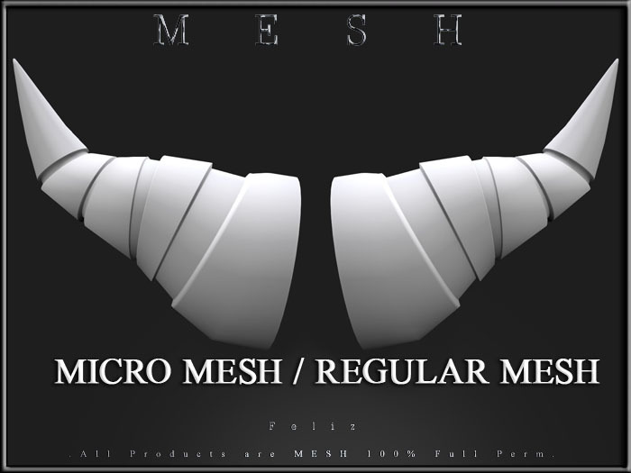 [Feliz] Horns 03 - Micro and Regular MESH - FULL PERM