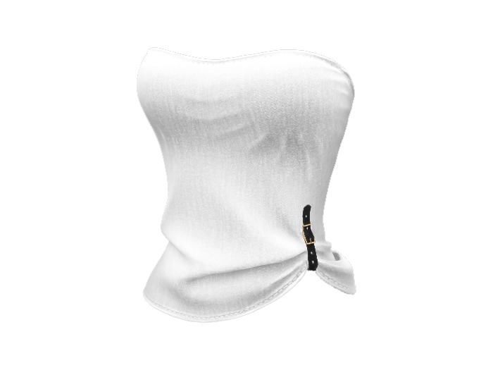 Kaithleen's Tube Top Mesh Bodies - White