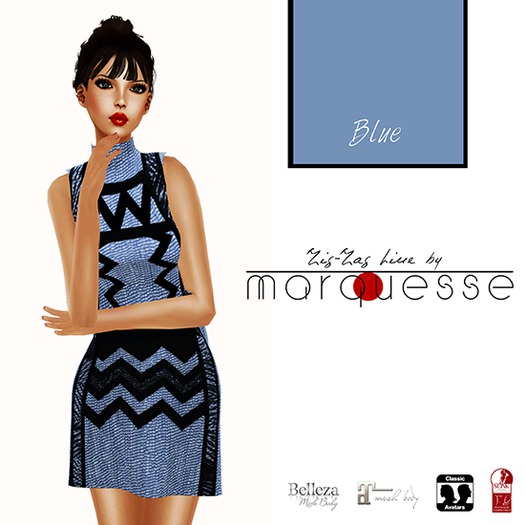 [Marquesse] Zig-Zag Blue