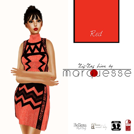 [Marquesse] Zig-Zag Red